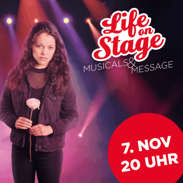 Sitzplatzreservierung Life on Stage Braunschweig 07. November 20 Uhr (Melanie)