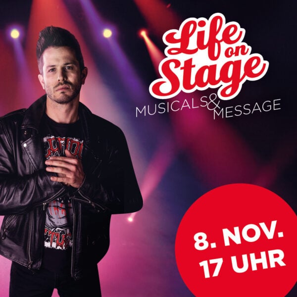 Sitzplatzreservierung Life on Stage Ostfildern 8. November 17 Uhr (Thomas)